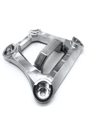 LM UTV Polaris RZR Turbo S Rear Pull Plate fitted to the chassis