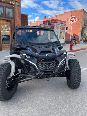 Can-Am Maverick R Vented Glass Windshield - Dunes 2 Dezert SXS