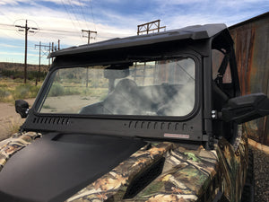 Polaris General 1.0 Vented Glass Windshield - Dunes 2 Dezert SXS