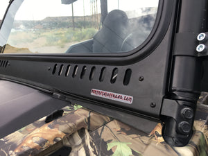 Polaris General 1.0 Vented Glass Windshield - Dunes 2 Dezert SXS