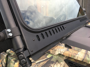 Polaris General 1.0 Vented Glass Windshield - Dunes 2 Dezert SXS
