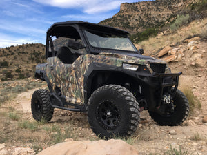 Polaris General 1.0 Vented Glass Windshield - Dunes 2 Dezert SXS