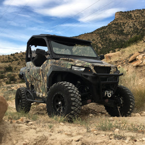 Polaris General 1.0 Vented Glass Windshield - Dunes 2 Dezert SXS