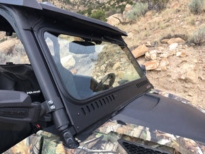 Polaris General 1.0 Vented Glass Windshield - Dunes 2 Dezert SXS