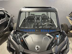 Can-Am Maverick Sport/Trail/Commander Vented Glass Windshield (Collective) - Dunes 2 Dezert SXS