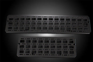 Polaris Xpedition Rear Seat 60/40 Molle Panel Pair – Black - Dunes 2 Dezert SXS
