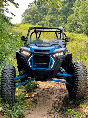 Aftermarket Snap In Grille with Light Bar - Dunes 2 Dezert SXS