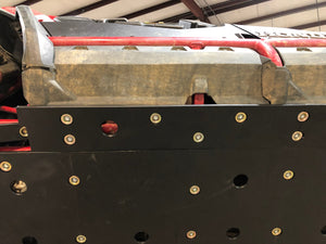 TrailArmor skid plates for Honda Talon 4-seat (2020–2025) protect the underside, shown installed on the vehicle's undercarriage.