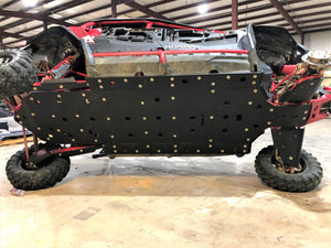 Trail Armor skid plates for Honda Talon 4-seat (2020–2025), durable protective undercarriage guards installed on the vehicle.