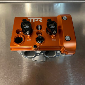 Orange Billet Valve Cover Pro XP / Turbo R - Dunes 2 Dezert SXS