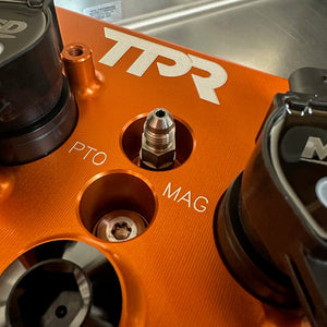Orange Billet Valve Cover Pro XP / Turbo R - Dunes 2 Dezert SXS