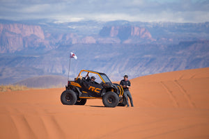 Can-Am Maverick Sport/Trail/Commander Vented Glass Windshield (Collective) - Dunes 2 Dezert SXS