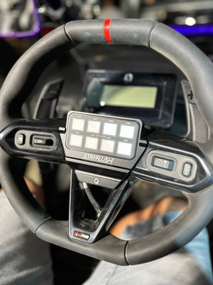 SFM Maverick R Steering Wheel SwitchPros Mount - Dunes 2 Dezert SXS