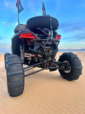 POLARIS RZR PRO R - REAR BUMPER TIRE CARRIER COMBO - Dunes 2 Dezert SXS
