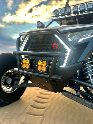 Polaris RZR Pro R Geiser double row bumper with upper protection tube