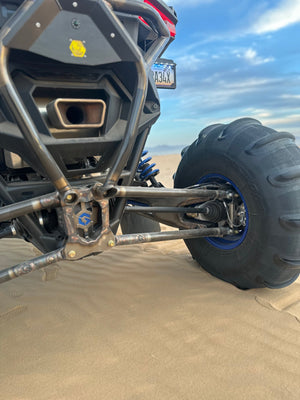 Polaris RZR Pro R Geiser radius rods with 7/8 inch rod ends