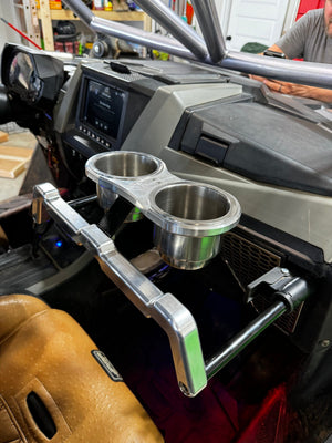 Polaris RZR Grab Handle Drink Holder Pro R Turbo R Pro XP - Dunes 2 Dezert SXS
