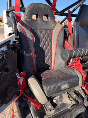 Daytona RZR 200 youth seat installed in Polaris RZR 200