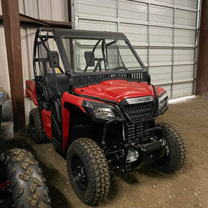 Honda Pioneer 500/520 Vented Glass Windshield - Dunes 2 Dezert SXS