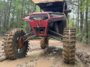 System 3 XT400W mud tire installed on UTV wheel