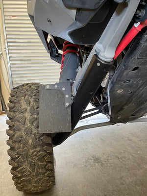 Polaris RZR Turbo R / Pro S UHMW Trailing Arm Guards - Dunes 2 Dezert SXS