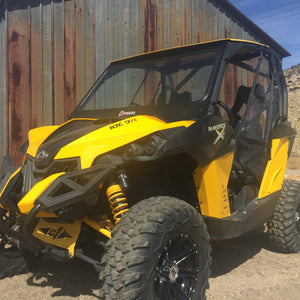 Can-Am Maverick XRS Vented Glass Windshield - Dunes 2 Dezert SXS