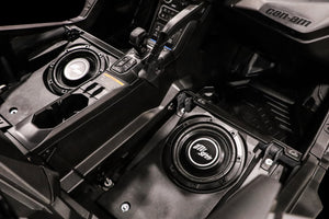 Can-Am® Maverick R 10" Front Driver Subwoofer Enclosure (2-SEAT MODELS) – Unloaded | UTVS-R-ENC-DRIVER-2 - Dunes 2 Dezert SXS