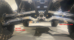 Turbo S- Steel High Clearance HD Trailing Arms - Dunes 2 Dezert SXS