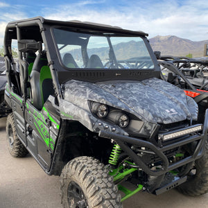 Kawasaki Teryx (2016-2025) Vented Glass Windshield - Dunes 2 Dezert SXS