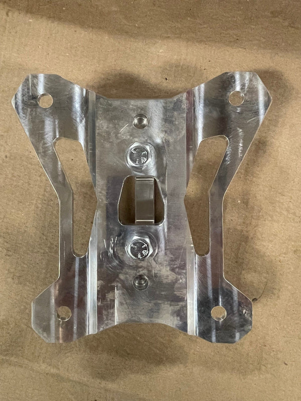 Polaris Pro XP Radius Rod Plate Billet - Dunes 2 Dezert SXS