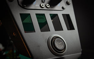 SFM Rugged Radio/RDM-DB Mount + 4 Switch Slots – Can-Am X3 - Dunes 2 Dezert SXS