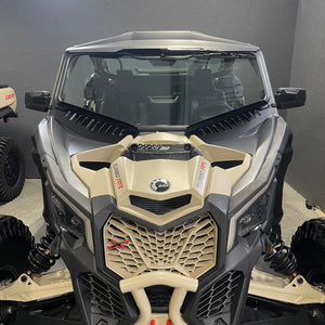 Can-Am X3 Air Vent Scoops for 2.0 Windshield - Dunes 2 Dezert SXS
