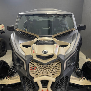 Can-Am X3 Air Vent Scoops for 2.0 Windshield - Dunes 2 Dezert SXS