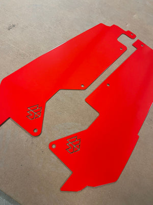 L&W Rear Inner Fender Mud Guard Polaris RZR Pro XP / Turbo R - Dunes 2 Dezert SXS