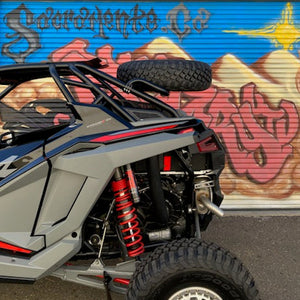 Polaris RZR Turbo R / Pro S Dual Clamp Spare Tire Mount - Dunes 2 Dezert SXS