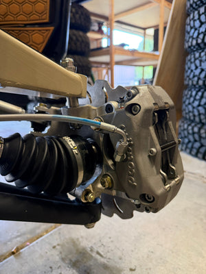 Madigan Motorsports Defender Big Brake Kit on a Can-Am Defender — installed