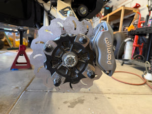 Madigan Motorsports Defender Big Brake Kit on a Can-Am Defender — angle view