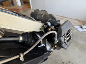 Madigan Motorsports Defender Big Brake Kit on a Can-Am Defender — fitted view