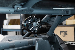 UTV Stereo speaker installed in a Can-Am Maverick X3 cab