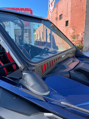 Polaris RZR Pro R (2022-2024) Vented Glass Windshield - Dunes 2 Dezert SXS