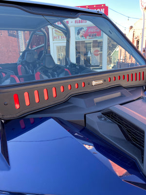 Polaris RZR Pro R (2022-2024) Vented Glass Windshield - Dunes 2 Dezert SXS