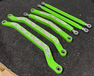 CA Technologies USA billet high clearance radius rods for Kawasaki KRX 1000 — view 1