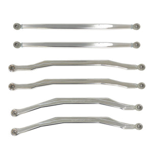 High clearance billet radius rod set for Can-Am X3, machined from aircraft-grade aluminum for extreme off-road durability