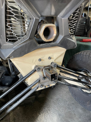 Can-Am X3 Radius Rod Hitch Pull Plate - Dunes 2 Dezert SXS