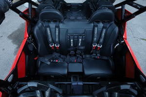 RZR Pro R Rear Bench Seat w/ Harnesses (2025+) - Dunes 2 Dezert SXS