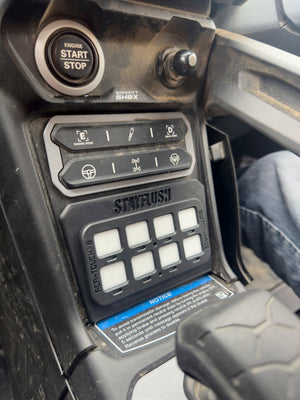 SFM Maverick R SwitchPro 9100 Mount – Carbon Fiber Finish - Dunes 2 Dezert SXS