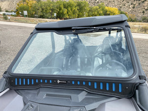 Polaris RZR Pro XP/Turbo R (2020-2024) Vented Glass Windshield - Dunes 2 Dezert SXS