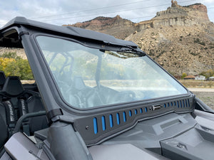 Polaris RZR Pro XP/Turbo R (2020-2024) Vented Glass Windshield - Dunes 2 Dezert SXS