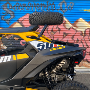 Can-Am Maverick R Above The Roof Dual Clamp Spare Tire Mount - Dunes 2 Dezert SXS
