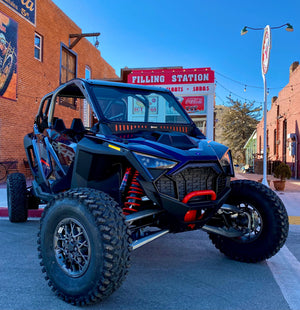 Polaris RZR Pro R (2022-2024) Vented Glass Windshield - Dunes 2 Dezert SXS